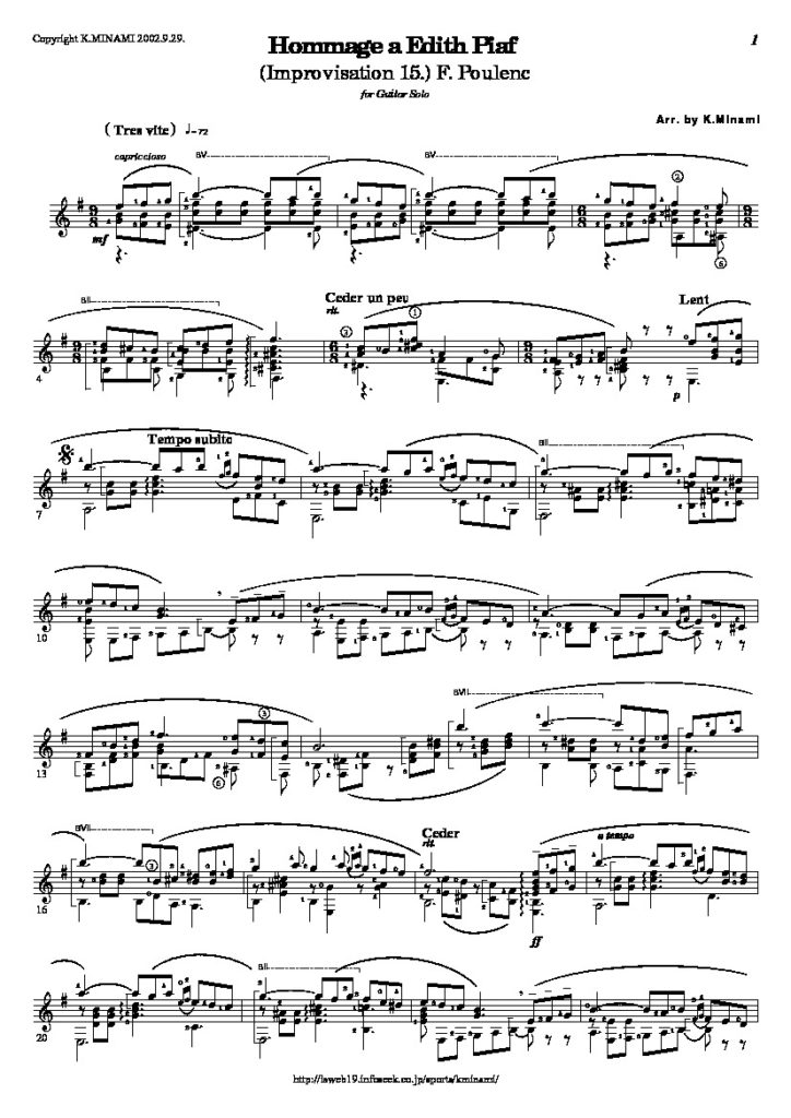 poulenc flute sonata sheet pdf